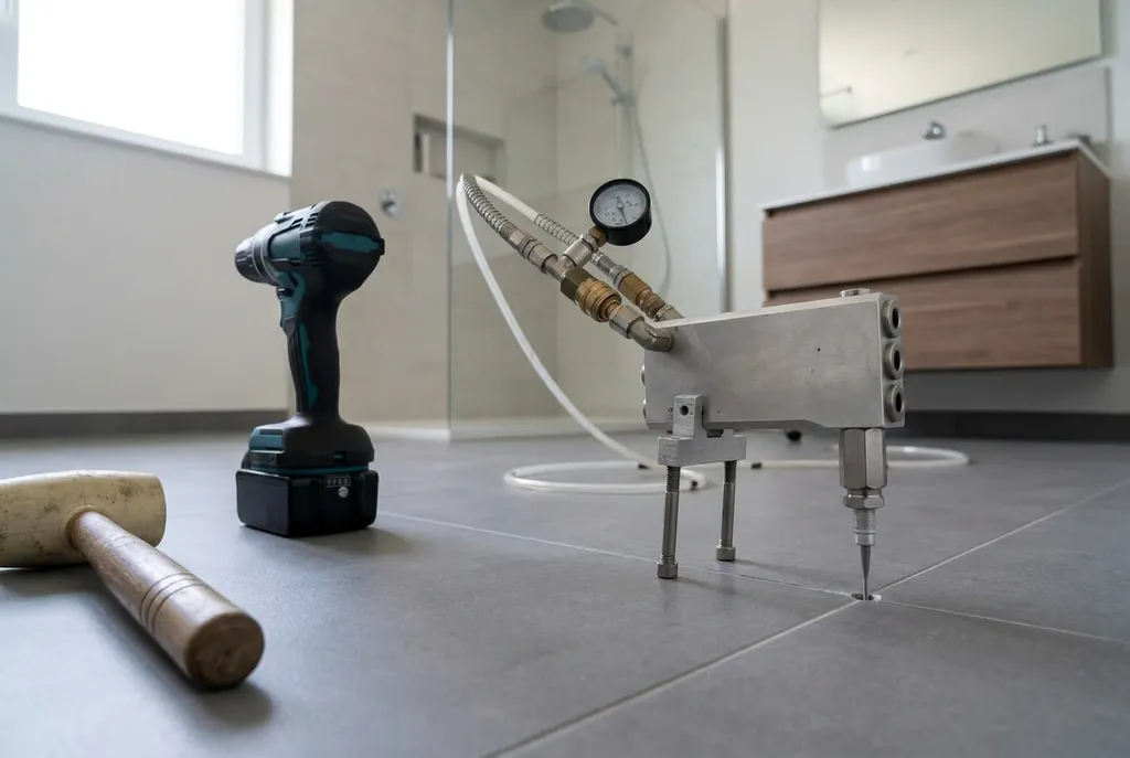 Kitbedrijf Voorschoten – holle tegels injecteren
